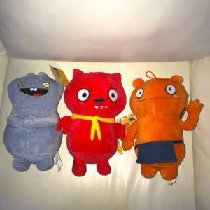 Set of 3 Uglydolls (BNWT) 12” Tall